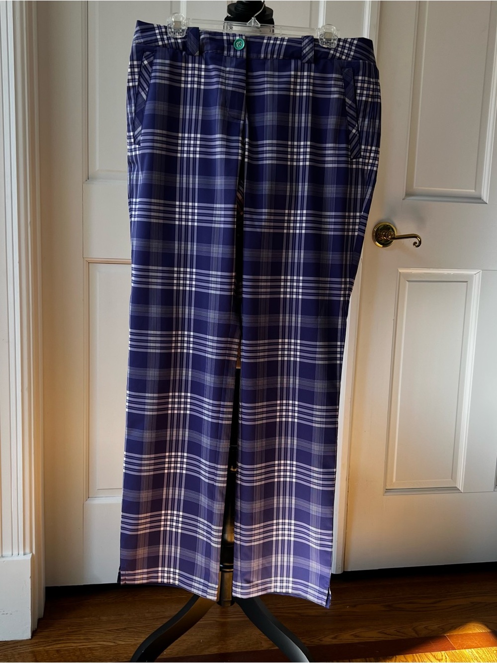 Nike Purple Plaid Golf Skirt